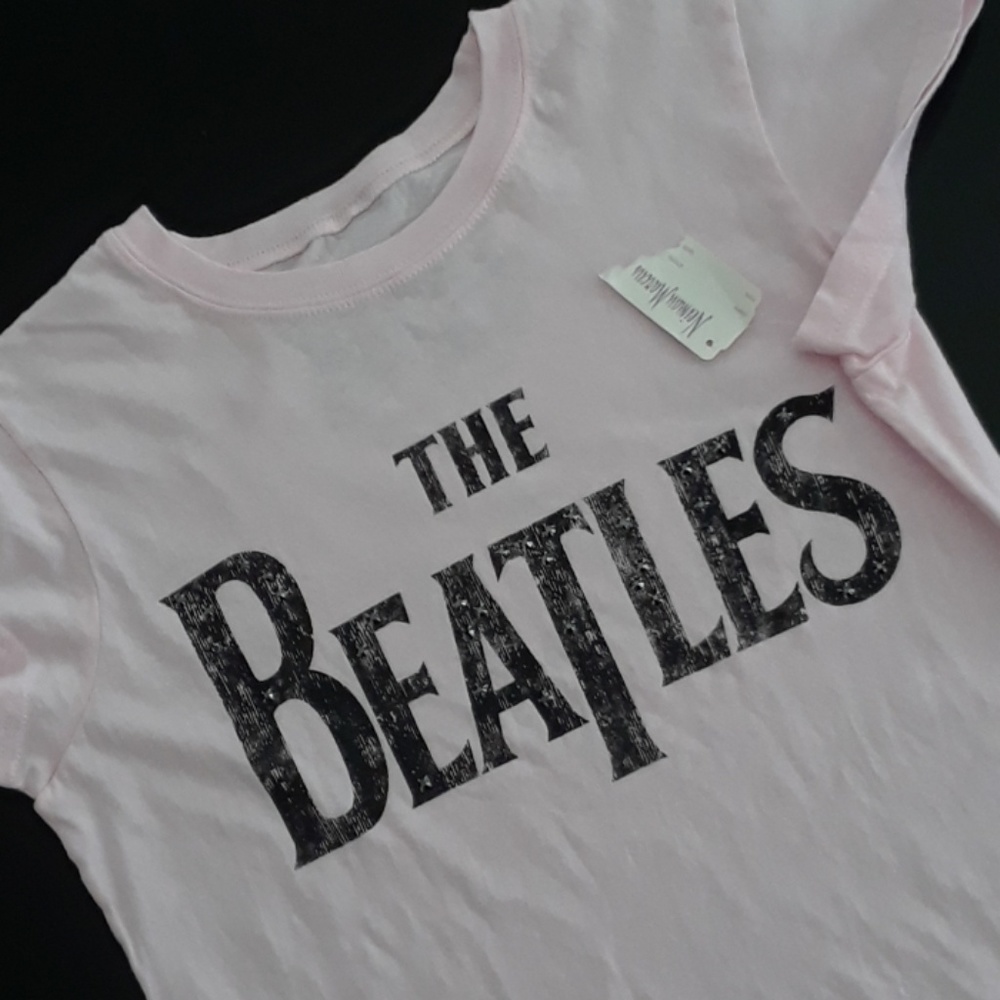 NWT..JEWELED BEATLES TEE..XS